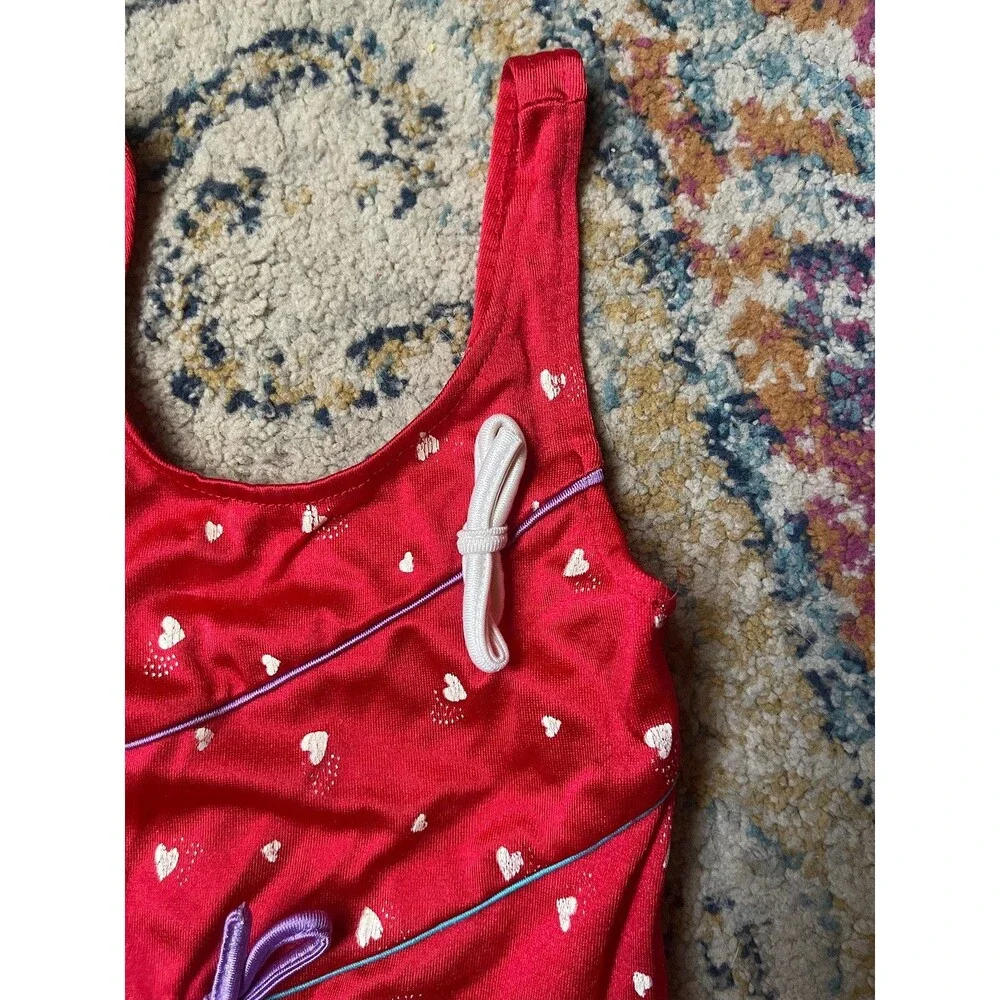 Vintage hearts and bows swimsuit